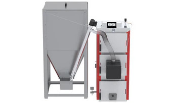 Kombikessel für Scheitholz und Pellets