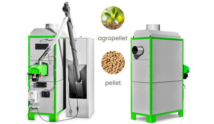 Pellet-Warmluftheizung Pelletvent