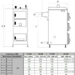 Schwerkraftheizung Abmessungen